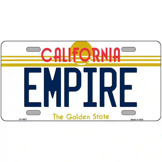 Empire California Metal Sign