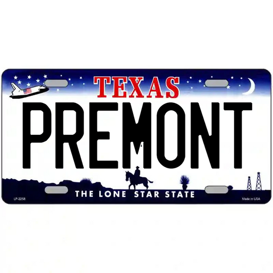 Premont Texas Metal Sign