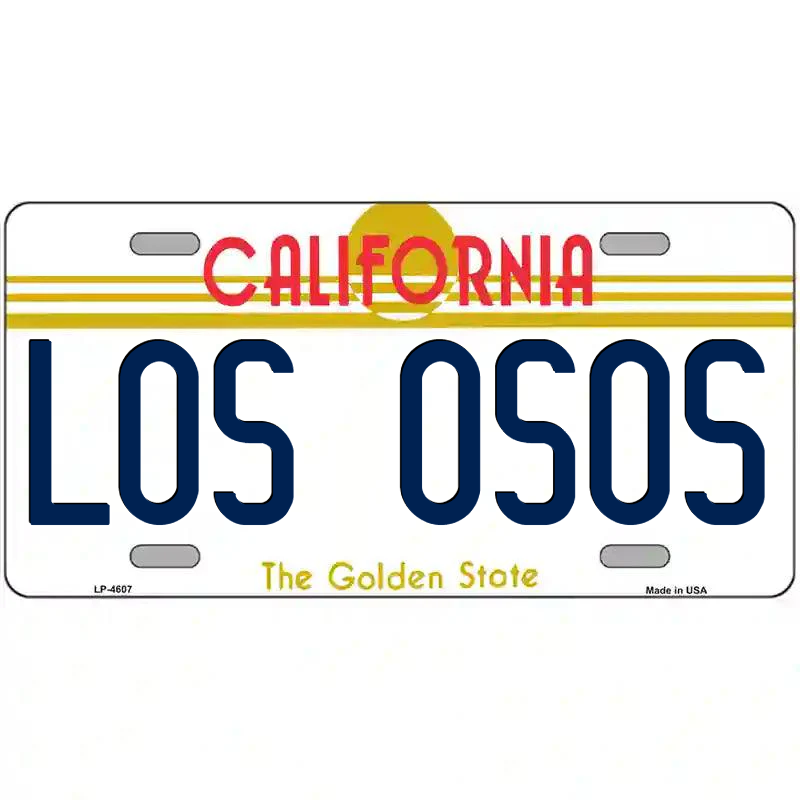 Los Osos California Metal Sign
