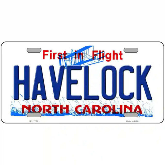 Havelock North Carolina Metal Sign