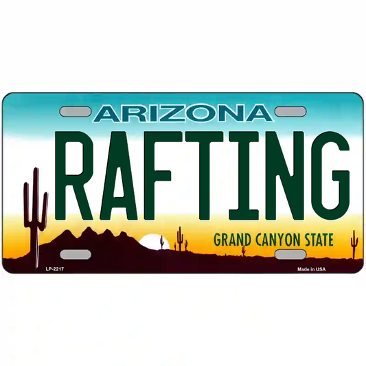 Rafting Arizona Metal Sign