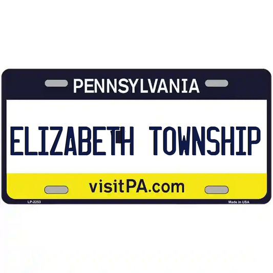 Elizabeth Township Pennsylvania Metal Sign