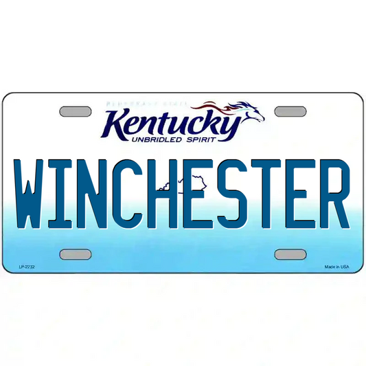 Winchester Kentucky Metal Sign
