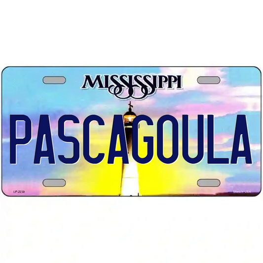 Pascagoula Mississippi Metal Sign