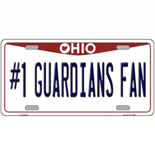 #1 Guardians Fan Ohio Metal Sign