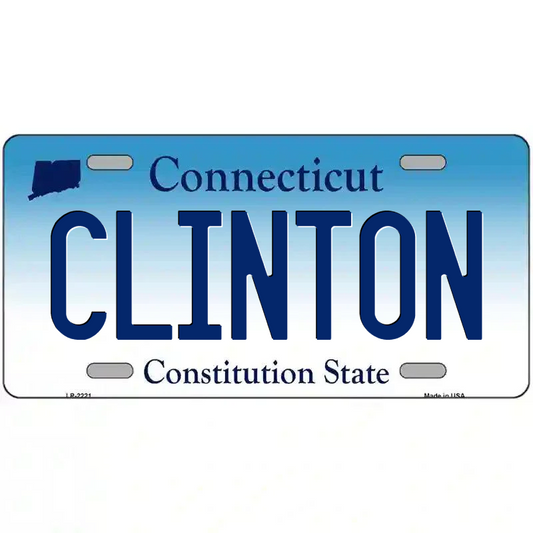 Clinton Connecticut Metal Sign