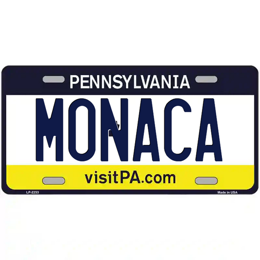Monaca Pennsylvania Metal Sign