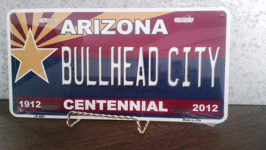 Bullhead City Centennial Arizona Metal Sign