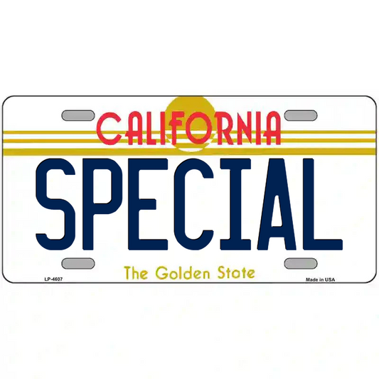 Special California Metal Sign