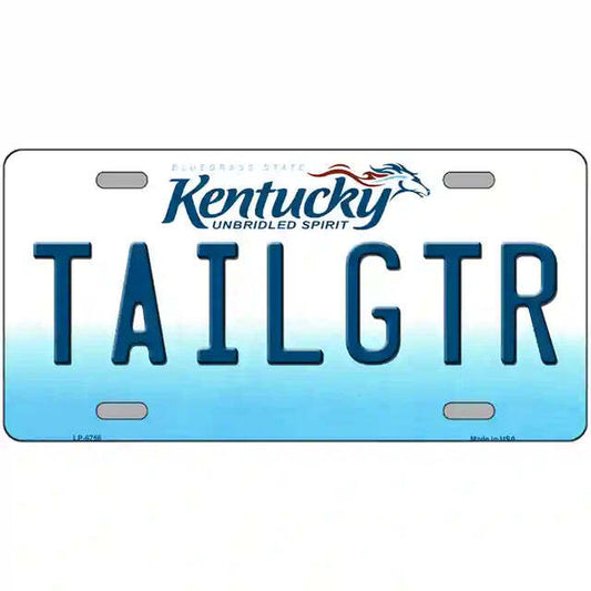 Tailgater Kentucky Metal Sign