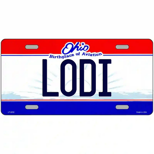 Lodi Ohio Metal Sign