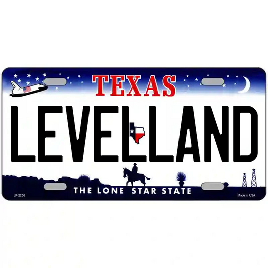 Levelland Texas Metal Sign