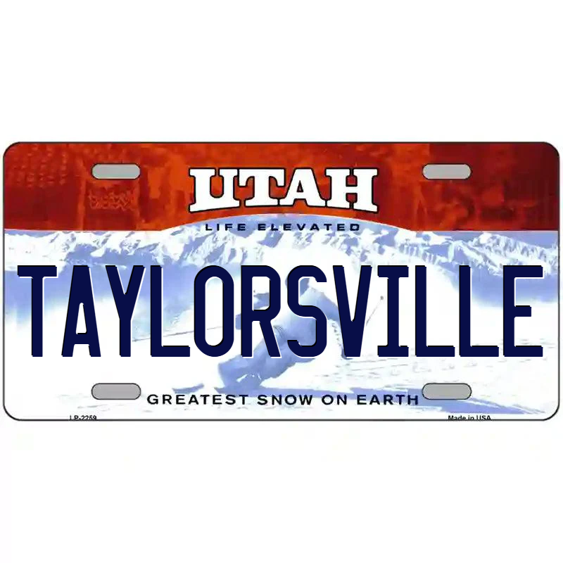 Taylorsville Utah Metal Sign
