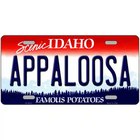 Appaloosa Idaho Metal Sign