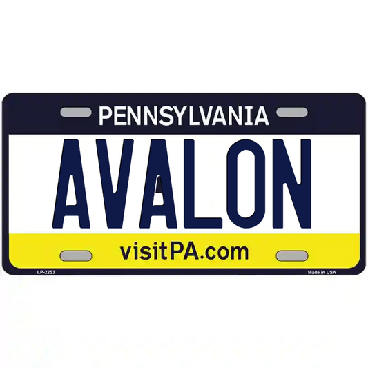 Avalon Pennsylvania Metal Sign