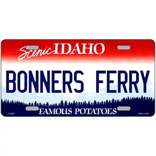 Bonners Ferry Idaho Metal Sign