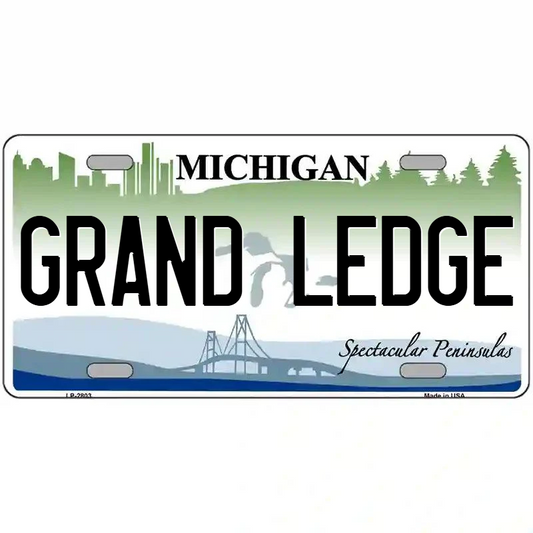 Grand Ledge Michigan Metal Sign