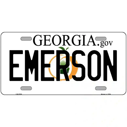 Emerson Georgia Metal Sign