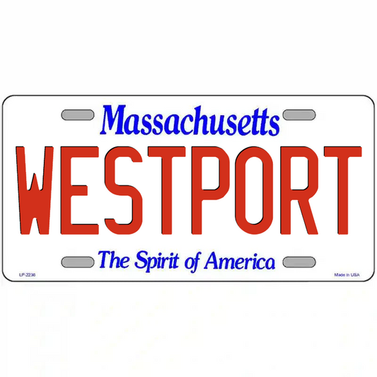 Westport Massachusetts Metal Sign