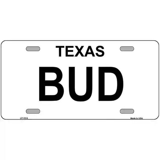 Bud Texas Metal Sign