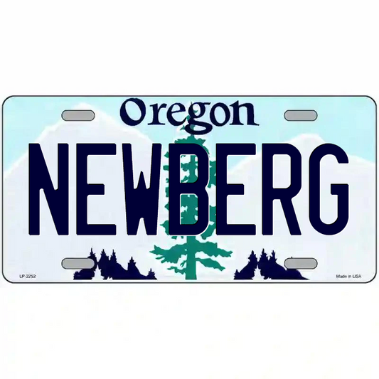 Newberg Oregon Metal Sign