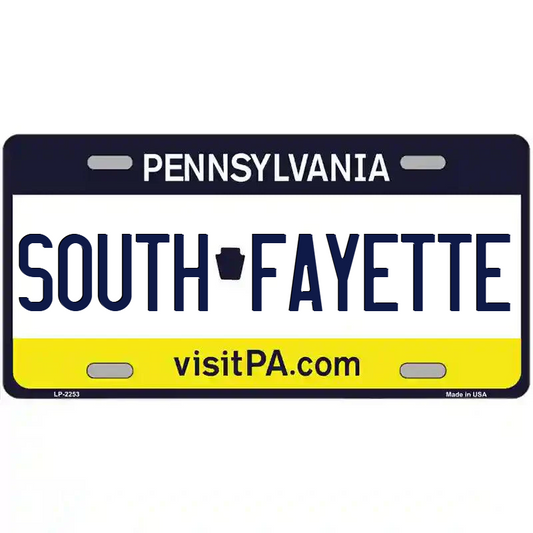South Fayette Pennsylvania Metal Sign