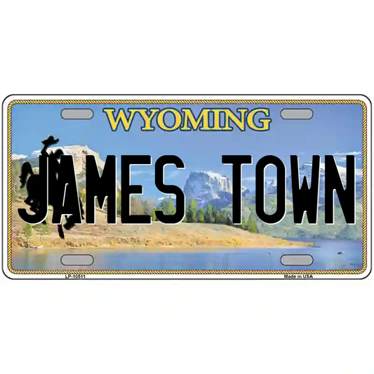 James Town Wyoming Metal Sign