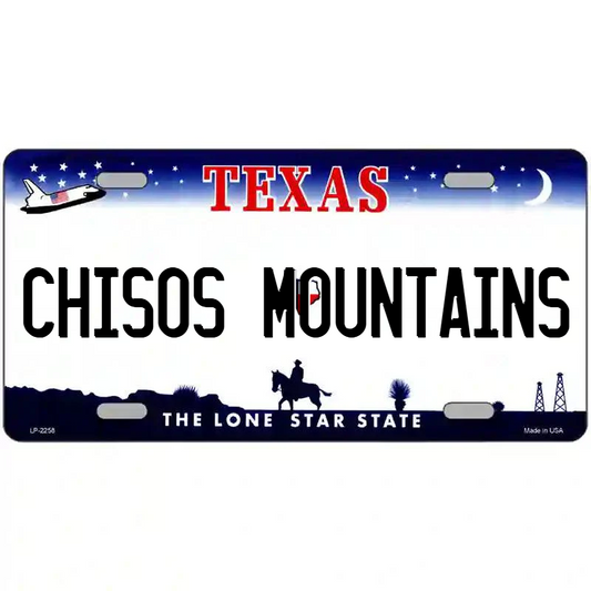 Chisos Mountains Texas Metal Sign