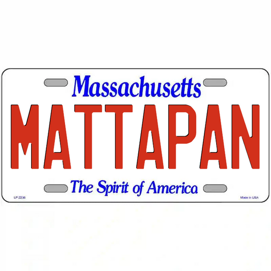 Mattapan Massachusetts Metal Sign