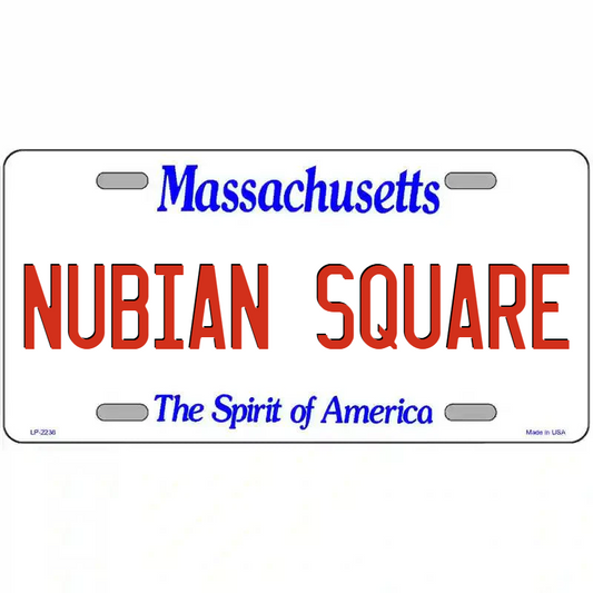 Nubian Square Massachusetts Metal Sign