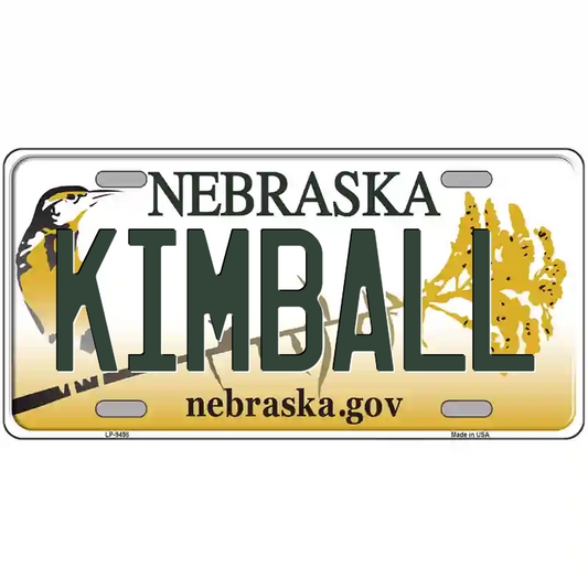 Kimball Nebraska Metal Sign