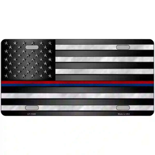 First Responder American Flag Metal Sign