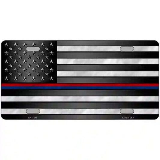 First Responder American Flag Metal Sign