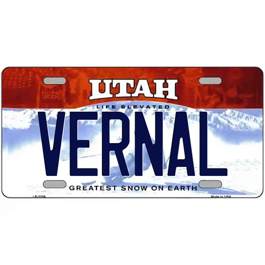 Vernal Utah Metal Sign