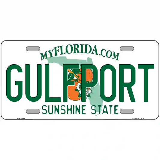 Gulfport Florida Metal Sign