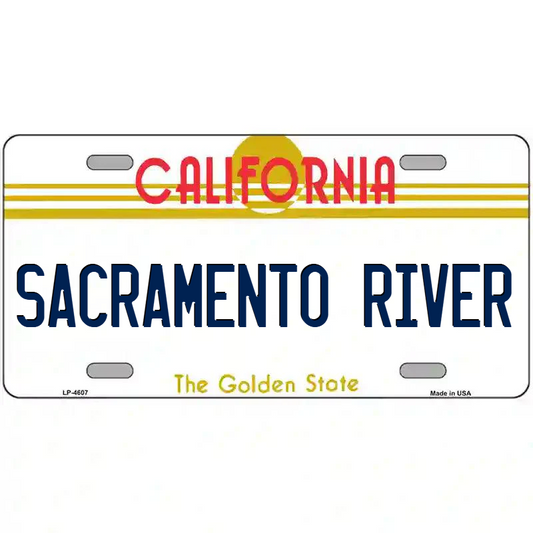 Sacramento River California Metal Sign