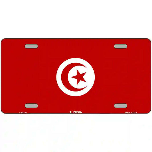 Tunisia Flag Metal Sign