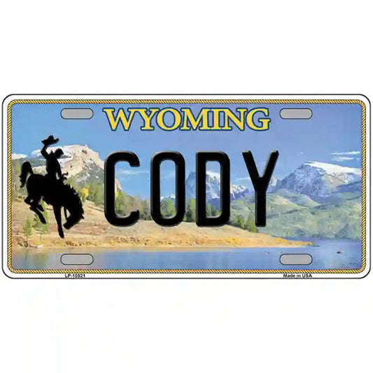 Cody Wyoming Metal Sign