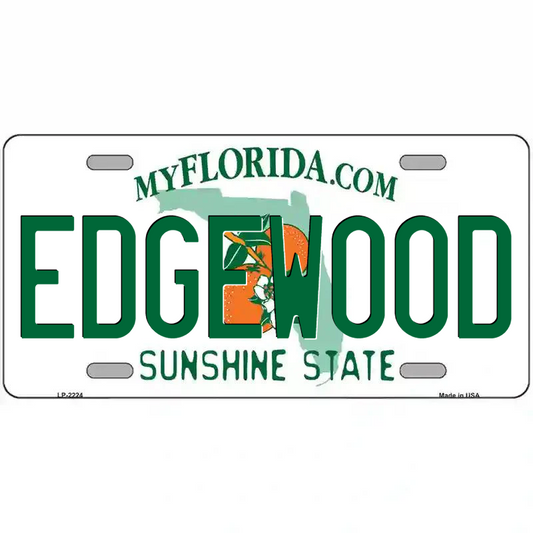 Edgewood Florida Metal Sign
