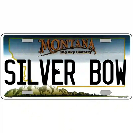 Silver Bow Montana Metal Sign