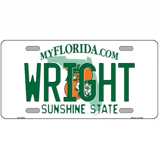 Wright Florida Metal Sign