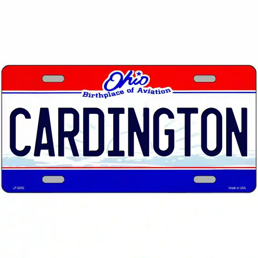 Cardington Ohio Metal Sign