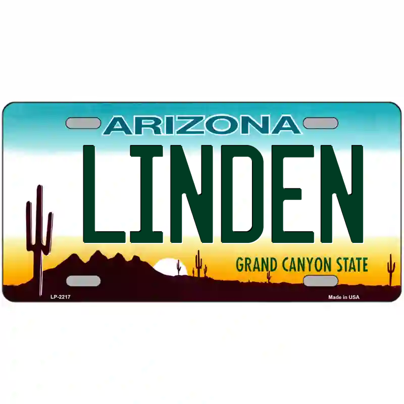 Linden Arizona Metal Sign