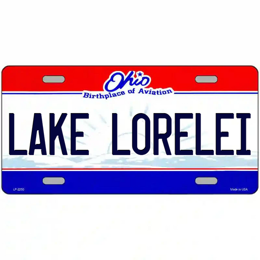 Lake Lorelei Ohio Metal Sign