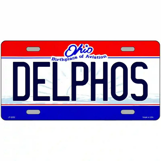 Delphos Ohio Metal Sign