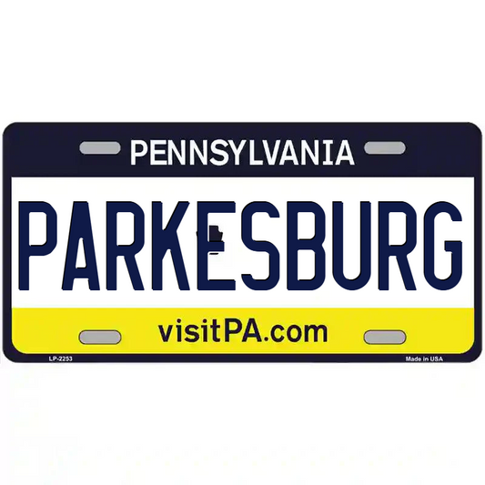 Parkesburg Pennsylvania Metal Sign
