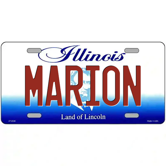 Marion Illinois Metal Sign