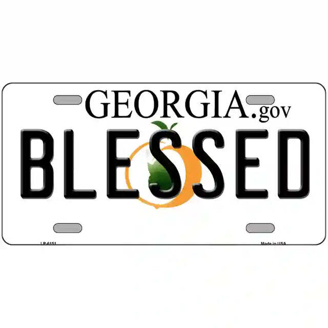 Blessed Georgia Metal Sign