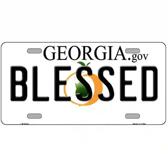 Blessed Georgia Metal Sign