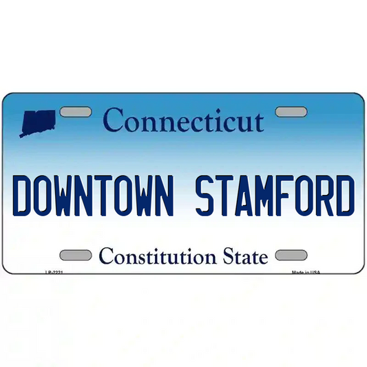 Downtown Stanford Connecticut Metal Sign